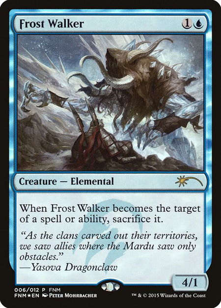 Frost Walker - FNM Promos Magic: The Gathering trading card