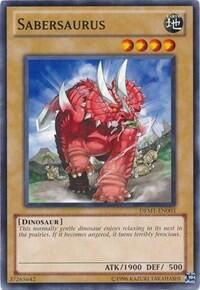 Sabersaurus - Demo Pack (DEM1) #DEM1-EN003 - Common / Short Print YuGiOh Trading Card