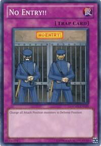 No Entry!! - Demo Pack (DEM1) #DEM1-EN020 - Common / Short Print YuGiOh Trading Card