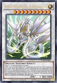 Ascension Sky Dragon - Yu-Gi-Oh! Championship Series Prize Cards (YCSW) #YCSW-EN007 - Super Rare YuGiOh Trading Card