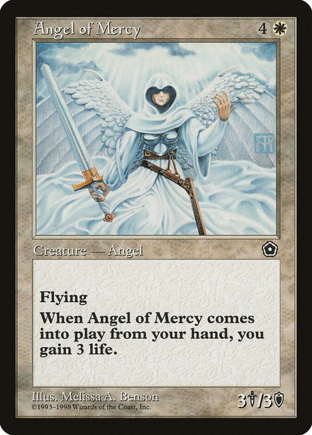 Angel of Mercy - Portal Second Age Magic: The Gathering trading card