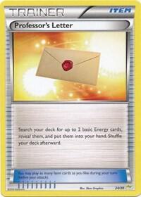 Professor's Letter (Noivern) - XY Trainer Kit: Sylveon & Noivern Pokémon trading card