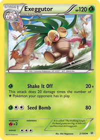 Exeggutor - XY - Roaring Skies (ROS) #2/108 - Uncommon Pokémon Trading Card
