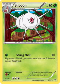 Silcoon - XY - Roaring Skies (ROS) #4/108 - Uncommon Pokémon Trading Card