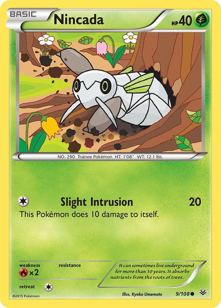 Nincada - XY - Roaring Skies Pokémon trading card