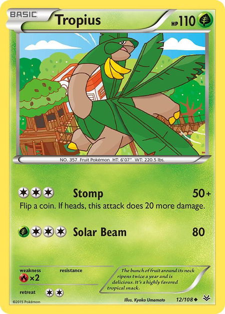 Tropius - XY - Roaring Skies Pokémon trading card