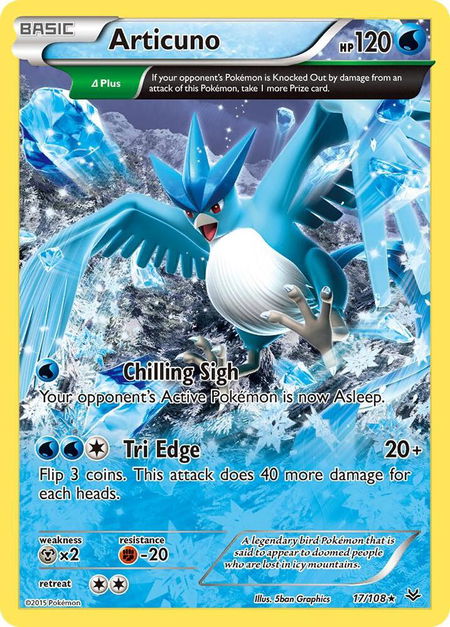 Articuno (17 Delta) - XY - Roaring Skies Pokémon trading card
