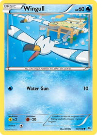 Wingull - XY - Roaring Skies (ROS) #18/108 - Common Pokémon Trading Card