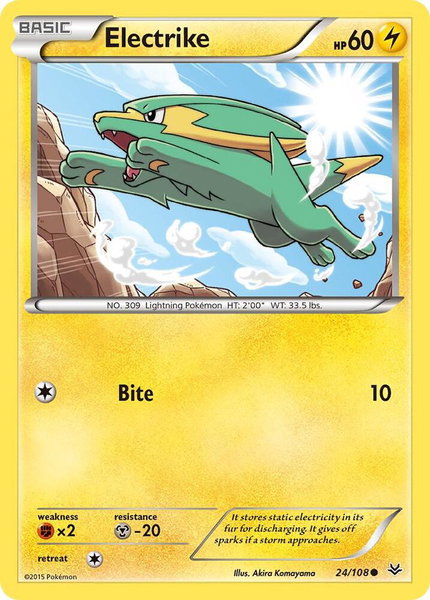 Electrike - XY - Roaring Skies Pokémon trading card