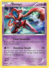 Deoxys - XY - Roaring Skies (ROS) #33/108 - Holo Rare Pokémon Trading Card
