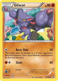 Gliscor - XY - Roaring Skies (ROS) #37/108 - Uncommon Pokémon Trading Card
