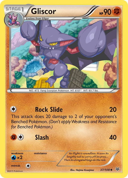 Gliscor - XY - Roaring Skies Pokémon trading card