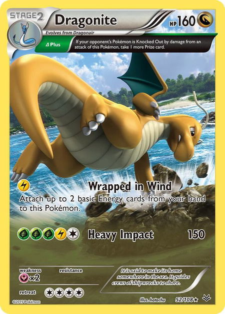 Dragonite (52 Delta) - XY - Roaring Skies Pokémon trading card