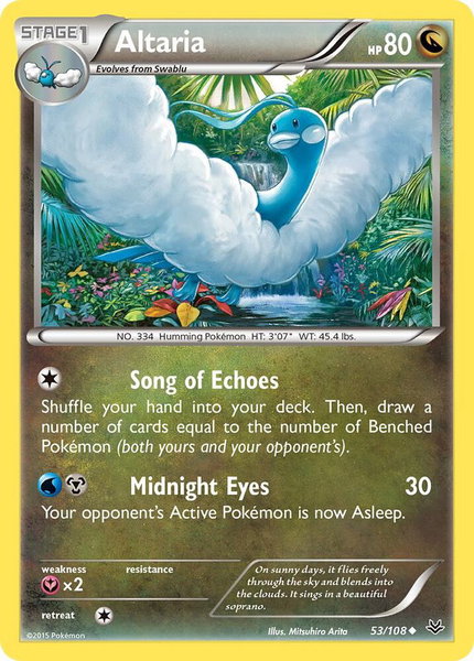 Altaria (53) - XY - Roaring Skies Pokémon trading card
