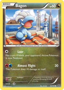 Bagon (55) - XY - Roaring Skies (ROS) #55/108 - Common Pokémon Trading Card