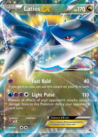 Latios EX - XY - Roaring Skies (ROS) #58/108 - Ultra Rare Pokémon Trading Card