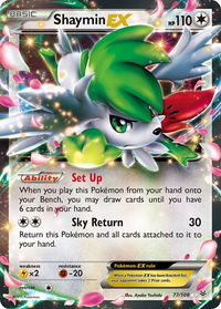 Shaymin EX - XY - Roaring Skies (ROS) #77/108 - Ultra Rare Pokémon Trading Card