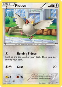 Pidove - XY - Roaring Skies (ROS) #78/108 - Common Pokémon Trading Card