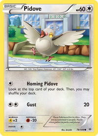 Pidove - XY - Roaring Skies (ROS) #78/108 - Common Pokémon Trading Card