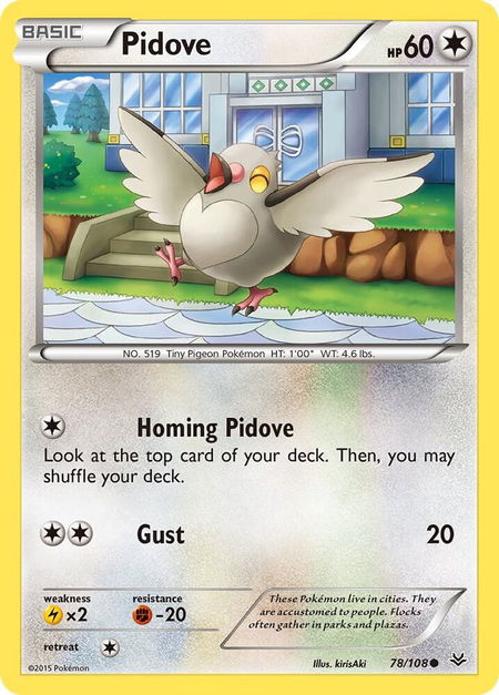 Pidove - XY - Roaring Skies Pokémon trading card