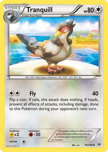 Tranquill - XY - Roaring Skies (ROS) #79/108 - Uncommon Pokémon Trading Card