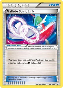 Gallade Spirit Link - XY - Roaring Skies (ROS) #83/108 - Uncommon Pokémon Trading Card