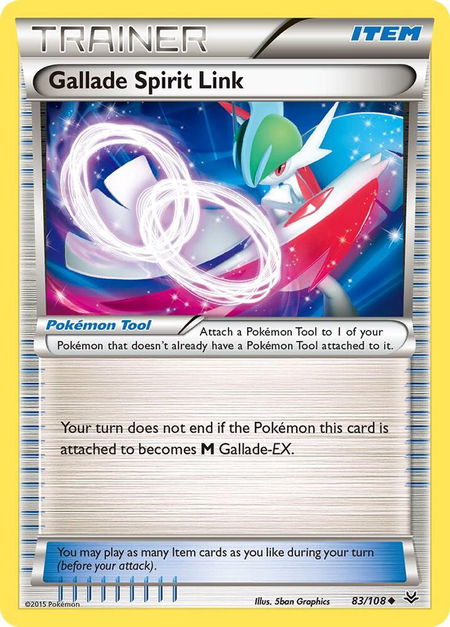 Gallade Spirit Link - XY - Roaring Skies Pokémon trading card