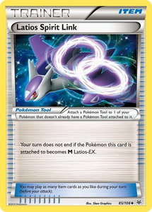 Latios Spirit Link - XY - Roaring Skies (ROS) #85/108 - Uncommon Pokémon Trading Card