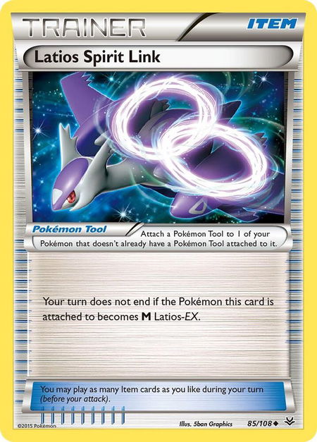 Latios Spirit Link - XY - Roaring Skies Pokémon trading card