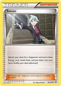 Steven - XY - Roaring Skies (ROS) #90/108 - Uncommon Pokémon Trading Card