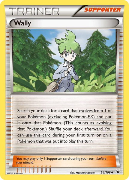 Wally - XY - Roaring Skies Pokémon trading card