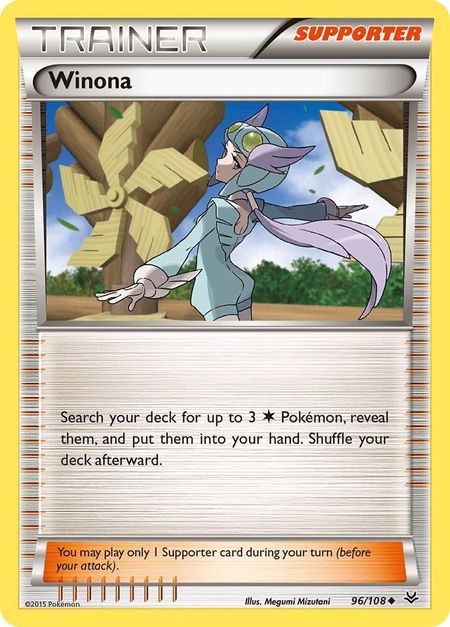 Winona - XY - Roaring Skies Pokémon trading card