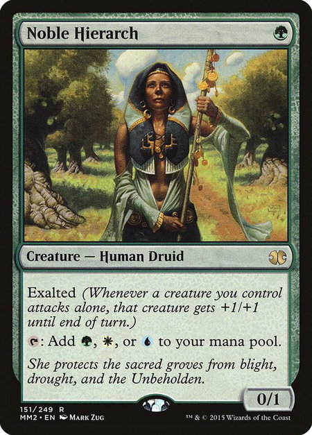Noble Hierarch - Modern Masters 2015 Magic: The Gathering trading card