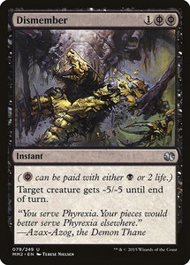 Dismember - Modern Masters 2015 (MM2) #79 - Uncommon Magic: The Gathering Trading Card