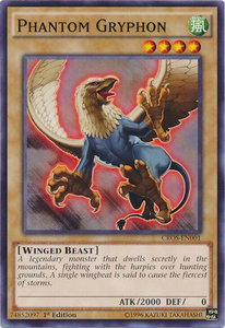 Phantom Gryphon - Crossed Souls (CROS) #CROS-EN001 - Common / Short Print YuGiOh Trading Card