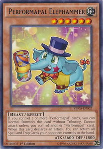 Performapal Elephammer - Crossed Souls (CROS) #CROS-EN002 - Rare YuGiOh Trading Card