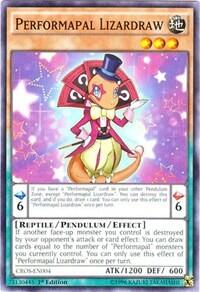 Performapal Lizardraw - Crossed Souls (CROS) #CROS-EN004 - Common / Short Print YuGiOh Trading Card