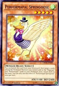 Performapal Springoose - Crossed Souls (CROS) #CROS-EN005 - Common / Short Print YuGiOh Trading Card