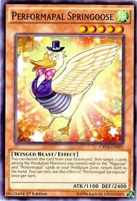 Performapal Springoose - Crossed Souls YuGiOh trading card