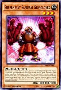 Superheavy Samurai Gigagloves - Crossed Souls (CROS) #CROS-EN007 - Common / Short Print YuGiOh Trading Card