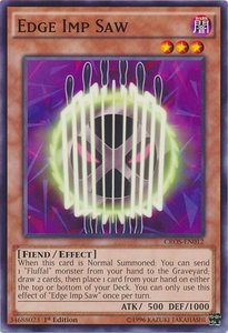 Edge Imp Saw - Crossed Souls (CROS) #CROS-EN012 - Common / Short Print YuGiOh Trading Card