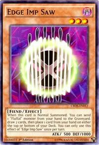 Edge Imp Saw - Crossed Souls YuGiOh trading card
