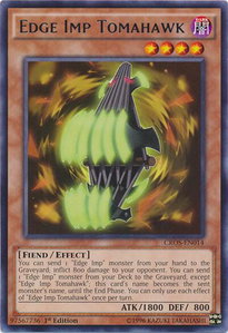 Edge Imp Tomahawk - Crossed Souls (CROS) #CROS-EN014 - Rare YuGiOh Trading Card
