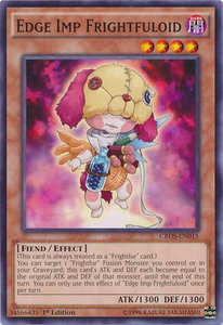 Edge Imp Frightfuloid - Crossed Souls (CROS) #CROS-EN015 - Common / Short Print YuGiOh Trading Card