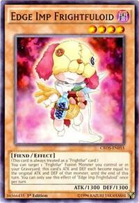 Edge Imp Frightfuloid - Crossed Souls (CROS) #CROS-EN015 - Common / Short Print YuGiOh Trading Card