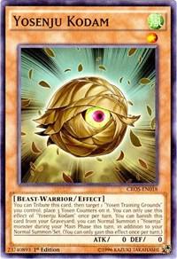 Yosenju Kodam - Crossed Souls YuGiOh trading card