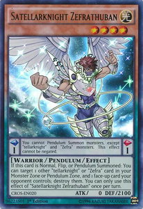 Satellarknight Zefrathuban - Crossed Souls (CROS) #CROS-EN020 - Ultra Rare YuGiOh Trading Card