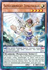 Satellarknight Zefrathuban - Crossed Souls YuGiOh trading card