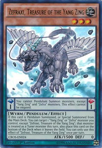 Zefraxi, Treasure of the Yang Zing - Crossed Souls (CROS) #CROS-EN024 - Ultra Rare YuGiOh Trading Card