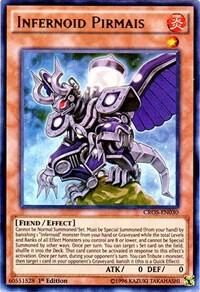 Infernoid Pirmais - Crossed Souls YuGiOh trading card